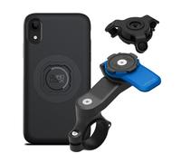 Quad Lock Support Téléphone pour Guidon de Moto avec Amortisseur de Vibrations et Coque MAG pour iPhone XR