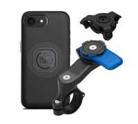 Quad Lock Support Téléphone pour Guidon de Moto avec Amortisseur de Vibrations et Coque MAG pour iPhone 16e
