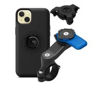 Quad Lock Support Téléphone pour Guidon de Moto avec Amortisseur de Vibrations et Coque MAG pour iPhone 15 Plus