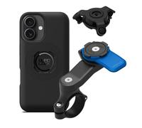 Quad Lock Support Téléphone pour Guidon de Moto avec Amortisseur de Vibrations et Coque MAG pour iPhone 16