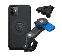 Quad Lock Support Téléphone pour Guidon de Moto avec Amortisseur de Vibrations et Coque MAG pour iPhone 11