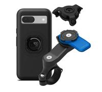 Quad Lock Support Téléphone pour Guidon de Moto avec Amortisseur de Vibrations et Coque MAG pour Pixel 8a