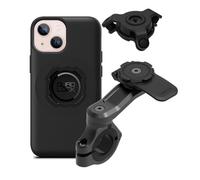 Quad Lock Support Téléphone pour Guidon de Moto Pro avec Amortisseur de Vibrations et Coque MAG pour iPhone 13 Mini