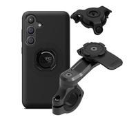 Quad Lock Support Téléphone pour Guidon de Moto Pro avec Amortisseur de Vibrations et Coque MAG pour Galaxy S24+