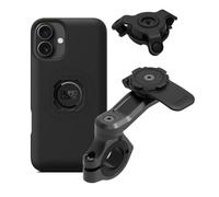 Quad Lock Support Téléphone pour Guidon de Moto Pro avec Amortisseur de Vibrations et Coque MAG pour iPhone 16 Plus