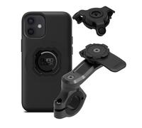 Quad Lock Support Téléphone pour Guidon de Moto Pro avec Amortisseur de Vibrations et Coque MAG pour iPhone 12 Mini