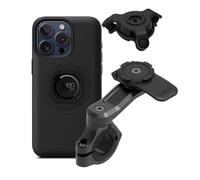 Quad Lock Support Téléphone pour Guidon de Moto Pro avec Amortisseur de Vibrations et Coque MAG pour iPhone 15 Pro Max