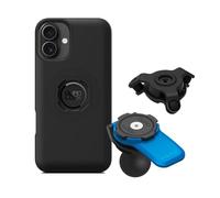 Quad Lock Support Téléphone pour Motocyclette avec Adaptateur Boule 1" pour RAM Mounts et Amortisseur de Vibrations avec Coque MAG pour iPhone 16 Plus