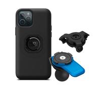 Quad Lock Support Téléphone pour Motocyclette avec Adaptateur Boule 1" pour RAM Mounts et Amortisseur de Vibrations avec Coque MAG pour iPhone 12/12 Pro
