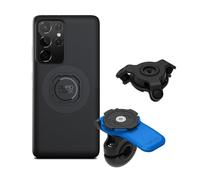 Quad Lock Support Téléphone pour Rétroviseur de Moto avec Amortisseur de Vibrations et Coque MAG pour Galaxy S21 Ultra