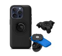 Quad Lock Support Téléphone pour Rétroviseur de Moto avec Amortisseur de Vibrations et Coque MAG pour iPhone 15 Pro