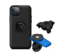 Quad Lock Support Téléphone pour Rétroviseur de Moto avec Amortisseur de Vibrations et Coque MAG pour iPhone 12/12 Pro