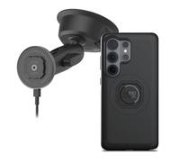 Quad Lock Support Téléphone Voiture à Ventouse Robuste avec Coque MAG et Tête de Chargement sans Fil MAG pour Galaxy S26 Ultra