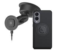 Quad Lock Support Téléphone Voiture à Ventouse Robuste avec Coque MAG et Tête de Chargement sans Fil MAG pour Galaxy S25 Edge