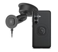 Quad Lock Support Téléphone Voiture à Ventouse Robuste avec Coque MAG et Tête de Chargement sans Fil MAG pour Galaxy S26