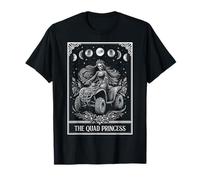 Quad Princess ATV Carte de Tarot 4 Roues Squelette Witchy Moon T-Shirt