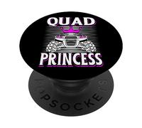 Quad Princesse ATV 4 Roues Motrices Conduire Quad Hors PopSockets PopGrip Adhésif