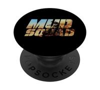 Quad Quad Rider in Dust Cloud Mud Squad Biker PopSockets PopGrip Adhésif