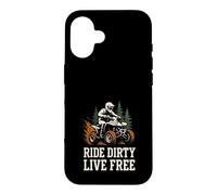 Quad Racing ATV Rider Quatre Roues Off Road Dirt Track Coque pour iPhone 16