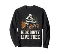 Quad Racing ATV Rider Quatre Roues Off Road Dirt Track Sweatshirt