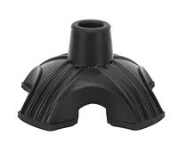 Quad Support Canne Embout, Design Autoportant | Matériau en caoutchouc, Léger, Convient aux cannes de 19 mm, Idéal pour les aides à la mobilité, Antidérapant