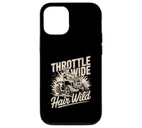 Quad Tout-Terrain Throttle Wide Hair Wild pour Femmes Coque pour iPhone 12/12 Pro