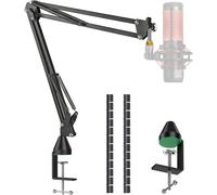 QuadCast S Bras Micro ¿ Support Microphone Professionnel Réglable,Pied Micro avec Pince Compatible avec HyperX SoloCast,QuadCast S,QuadCast pour Streaming,Podcasts,Gaming