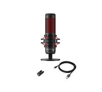 HyperX QuadCast - microphone USB (rouge noir) - Éclairage rouge