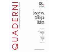 Quaderni N° 88, Automne 2015 - Les Séries, Politique Fiction
