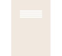 Quaderno a Quadretti 5x5 mm A4 - 100 Pagine | Copertina Pantone Gardenia: Elegante e versatile, perfetto per appunti, matematica, scuola o lavoro