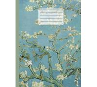 Quaderno a quadretti: Vincent Van Gogh, Ramo di mandorlo fiorito | Grid Notebook elementari, medie, superiori, università | Quadretti 5 mm senza margine | 110 pagine | Formato A4