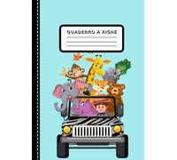 Quaderno a righe 1 elementare e 2 elementare con margine - Animali: Quaderni di prima elementare a righe , Quadernone righe 1 elementare , Quaderno piccolo righe di seconda