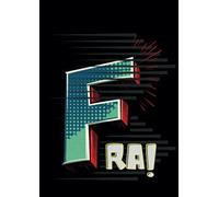 Quaderno a Righe A4, Quadernone Maxi Nero Fra, Senza Margine: per Ragazzi, Scuole Medie, Superiori, 100 Pagine