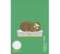 Quaderno a Righe Rigatura B: 3 Elementare con Margine | 0B per Terza | Formato A4 Maxi | 100 Pagine