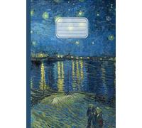 Quaderno A5 puntinato: Vincent Van Gogh, Notte stellata sul Rodano | Arte in copertina | Dotted Notebook con griglia a puntini per appunti, scrivere, dipingere | 110 pagine | Formato A5