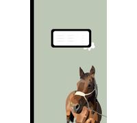 Quaderno compatto da cavallo: Formato tascabile 5x8 - 50 pagine per appunti di equitazione e allenamenti