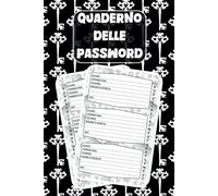 Quaderno delle password: Diario con Elenco Alfabetico per Non Dimenticare | Formato A5