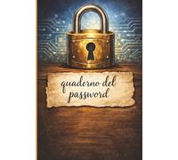 Quaderno delle password: Rubrica divertente per uomo e donna per ricordare password e PIN accessi online - Agenda cartacea sicura per email, banca e ... -1-