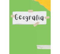 Quaderno di geografia per la scuola a righe.: Quaderno per la scuola a righe. 117 pagine. Con cartine geopolitiche dell’Europa dell’Italia e del mondo