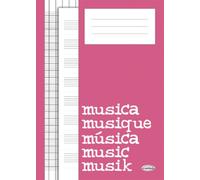 Quaderno di Musica (Block, Cahier de Musique). Papier à Musique.