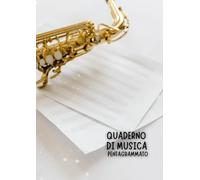 Quaderno di musica pentagrammato