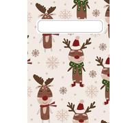 Quaderno di Natale con simpatiche renne: Bullet Journal A5 per tenere un diario, disegnare schizzi creativi e utile idea regalo