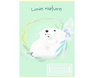 Quaderno Orso Chiotto formato maxi A4 (210 × 297 mm) rigatura C con margine. Ideale per la quarta e quinta classe della Scuola Primaria. 80 pagine per scrittura a mano libera per bambini.