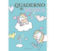 Quaderno Pentagrammato di Musica: Formato grande A4 | 10 righi per pagina | 119 pagine numerate - con indice iniziale e schede musicali finali