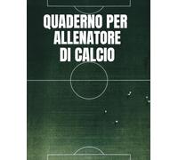 Quaderno per Allenatore di Calcio