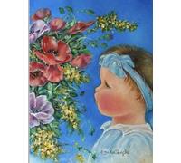 Quadernone a quadretti formato A4, rilegatura a quadretti 0,5 mm per scuole medie e superiori: Copertina lucida con illustrazioni della pittrice Erika Cuoghi