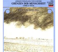 Will Quadflieg – Grenzen der Menschheit – Import