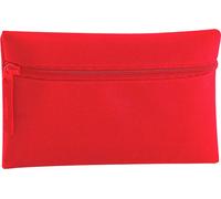 Quadra Classic Porte-plume Porte-plume à fermeture éclair (2 pièces/paquet) BC4357 (Taille unique) (Rouge)