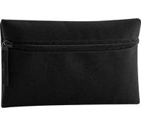 Quadra Classic Porte-plume Porte-plume avec fermeture éclair (2 pièces/paquet) BC4357 (Taille unique) (Noir)