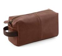 Quadra NuHide - Trousse de toilette en faux cuir (Lot de 2) (Taille unique) (Fauve) - UTBC4560 Fauve G